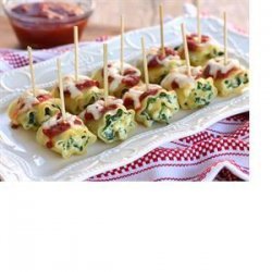 Mini Spinach Lasagna Roll-Ups