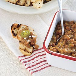 Baked Bean Crostini