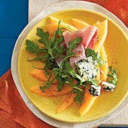 Cantaloupe, Prosciutto, and Cabrales Salad