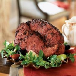 Blackberry-Mustard Glazed Ham