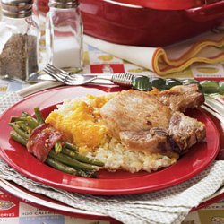 Hashbrown-Pork Chop Casserole