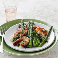 Citrusy Shrimp with Asparagus