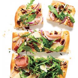 Prosciutto and Cheese Tartine