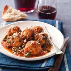 Turkey, Pine Nut, and Currant Meatballs