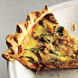 Zucchini and Caramelized Onion Quiche