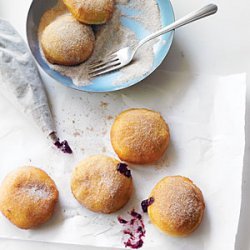 Marionberry Jam Doughnuts (Sufganiyot)