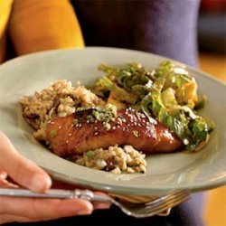 Bourbon-Glazed Salmon