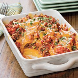 Tomato 'n' Beef Casserole With Polenta Crust