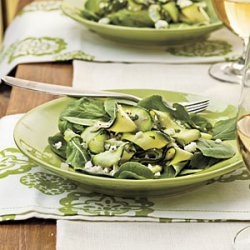 Zucchini Ribbons With Feta and Mint