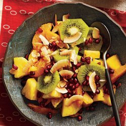 Pineapple and Orange Salad with Toasted Coconut