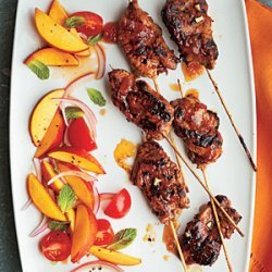 Apricot-Glazed Pork Kebabs