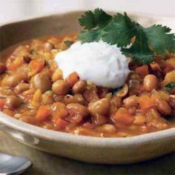 Spicy Yellow Soybean, Lentil, and Carrot Curry