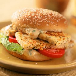 Parmesan-Herb Crusted Tofu Sandwich