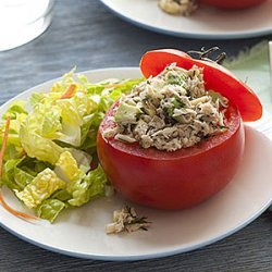 Tuna and Avocado-Stuffed Tomatoes