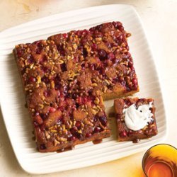 Cranberry Pumpkin Upside-down Cake