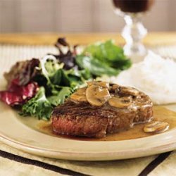 Filet Mignon with Mushroom-Wine Sauce