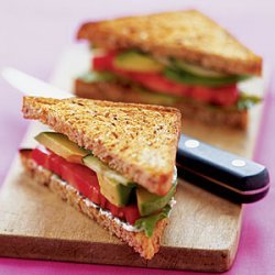 ALT (Avocado, Lettuce, and Tomato) Sandwiches