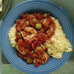 Shrimp with Tomatoes and Olives