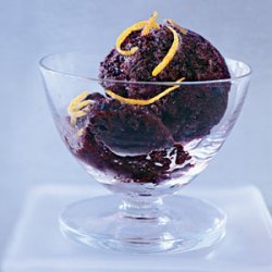 Blueberry-Lemon Sorbet