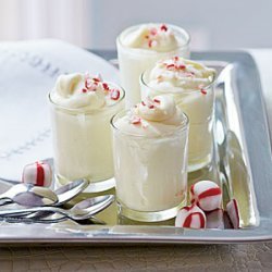 White Chocolate-Peppermint Mousse