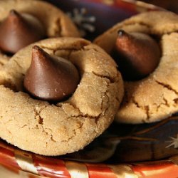 Peanut Butter Chocolate Kiss Cookies