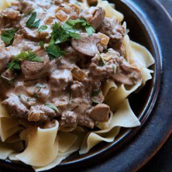 Sudie's Beef Stroganoff