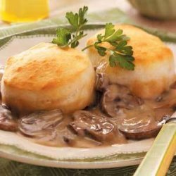 Biscuit Mushroom Bake