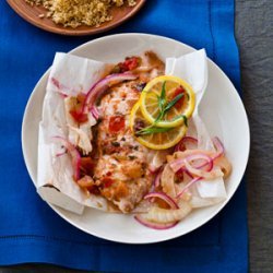 Lemon Provencal Baked Snapper