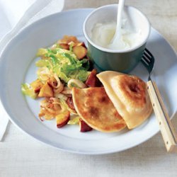 Potato Pierogi with Sauteed Cabbage and Apples