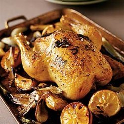 Roasted Chicken with Fennel and Lemon