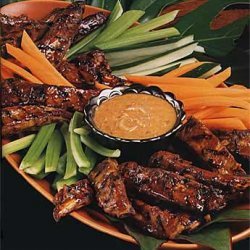 Pork Rib Satays with Peanut Sauce