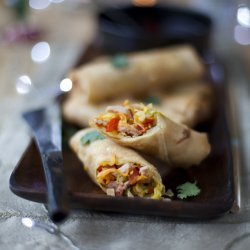 Spring Rolls with Soy-Ginger Dipping Sauce