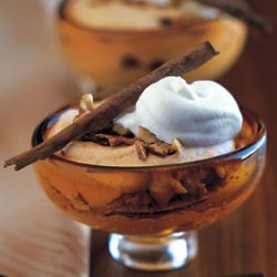 Frozen Pumpkin Mousse with Walnut-Toffee Crunch