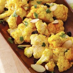 Roasted Curried Cauliflower