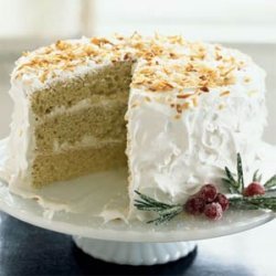 Coconut Cake with Buttercream Frosting