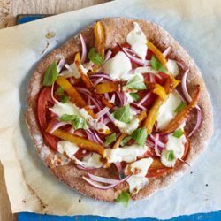 Individual Fresh Mozzarella-Tomato Pizzas