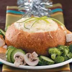 Bread Bowl Seafood Dip