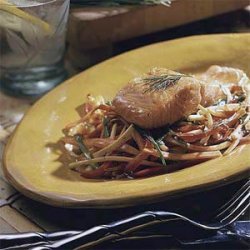 Glazed Salmon with Stir-fried Vegetables