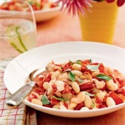 Warm Tomato and White Bean Stew