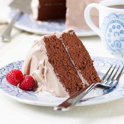 Raspberry-Mocha Cake