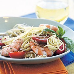 Pesto Shrimp Pasta