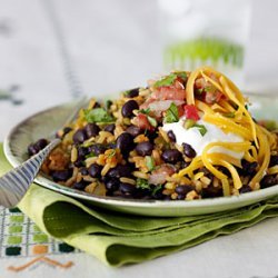 Speedy Black Beans and Mexican Rice