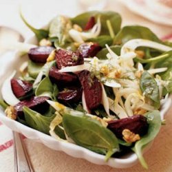 Roasted Beet, Fennel, and Walnut Salad