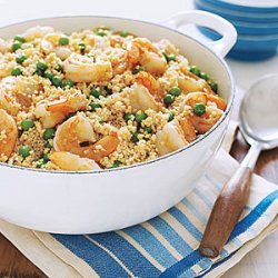 Whole-Wheat Couscous with Shrimp