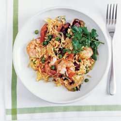 Shrimp and Sausage with Saffron Rice