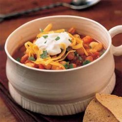 Hominy Chili with Beans