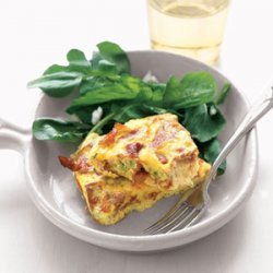 Crispy Prosciutto and Scallion Frittata