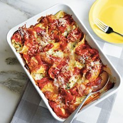 Cheesy Stuffed Shells with My Secret Tomato Sauce