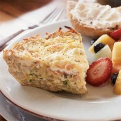 Smoked Salmon and Onion Frittata