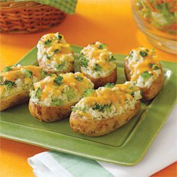 Broccoli-and- Cheese-Stuffed Baked Potatoes